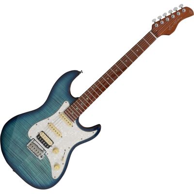 Электрогитара Sire Larry Carlton S7 FM Transparent Blue