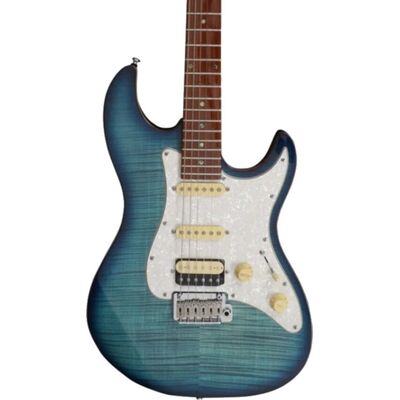 Электрогитара Sire Larry Carlton S7 FM Transparent Blue, изображение 2