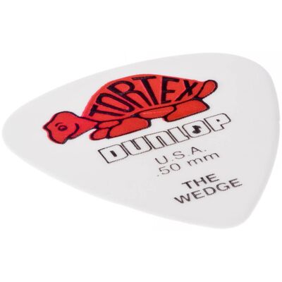 Медиатор Dunlop 424R.50 Tortex Wedge 0.50, Количество медиаторов: Штучные, изображение 2