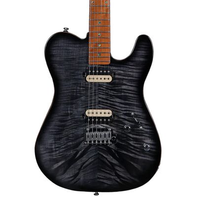 Электрогитара Sire Larry Carlton T7 FM Transparent Black, изображение 2