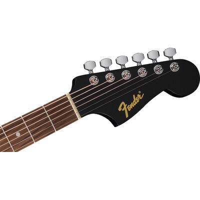 Гитара электроакустическая Fender California Debut Redondo CE WN Black, изображение 4