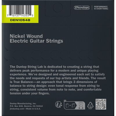 Струны для электрогитары Dunlop DEN10548 10.5-48, изображение 2