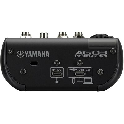 Комплект студийного оборудования Yamaha AG03MK2 Black LSPK, изображение 4