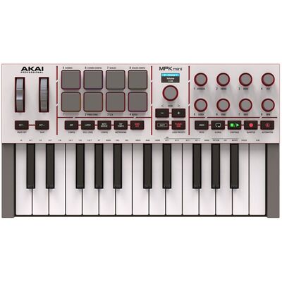 MIDI-клавиатура Akai Pro MPK Mini IV White, Цвет: Белый