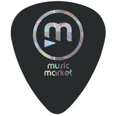 Медиатор Dunlop 488C1.14 musicmarket Tortex Standard Pitch Black 1.14, изображение 2