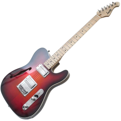 Полуакустическая гитара Inspector TT Semi Redburst