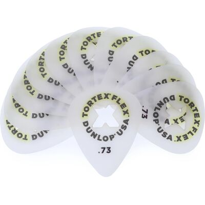 Упаковка медиаторов Dunlop 428XR.73 TORTEX FLEX X STD - 72/BG, Количество медиаторов: Упаковка