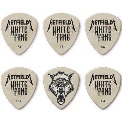 Набор медиаторов Dunlop PVPPH122 Hetfield's White Fang Custom Flow Variety Pack, изображение 3
