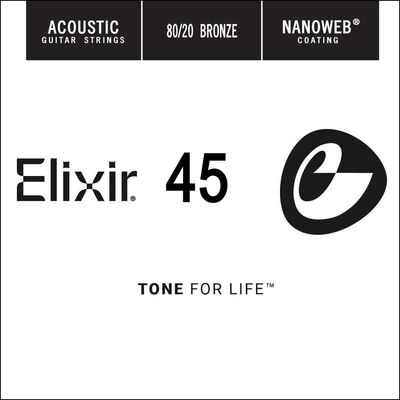 Струна для акустической гитары Elixir 15145 .045