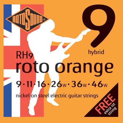 Струны для электрогитары Rotosound RH9 Strings Nickel Hybrid