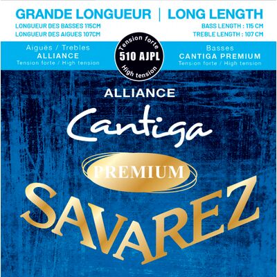 Струны для классической гитары Savarez 510AJPL Alliance Cantiga Premium Long Lengths Forte