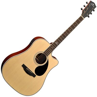 Гитара трансакустическая Kepma D1CE-K10PRO Natural Matt, Цвет: Натуральный