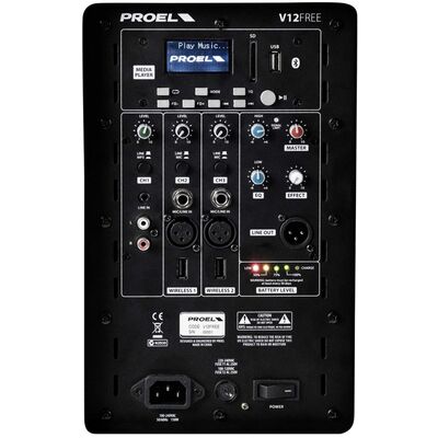 Портативная акустическая система Proel V12FREE, изображение 5