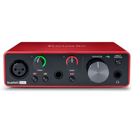 Аудиоинтерфейс Focusrite Scarlett Solo 3rd gen: купить в Минске и