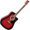 Электроакустическая гитара Jay Turser JJ45FCET-RSB