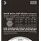 Струны для бас-гитары D’Addario ECB82 50-105, изображение 2