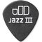 Медиатор Dunlop 482R1.14 Tortex Pitch Black Jazz III 1.14, Количество медиаторов: Штучные, изображение 2