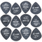 Упаковка медиаторов Dunlop 482R.50 TORTEX PB JAZZ-72/BG, Количество медиаторов: Упаковка
